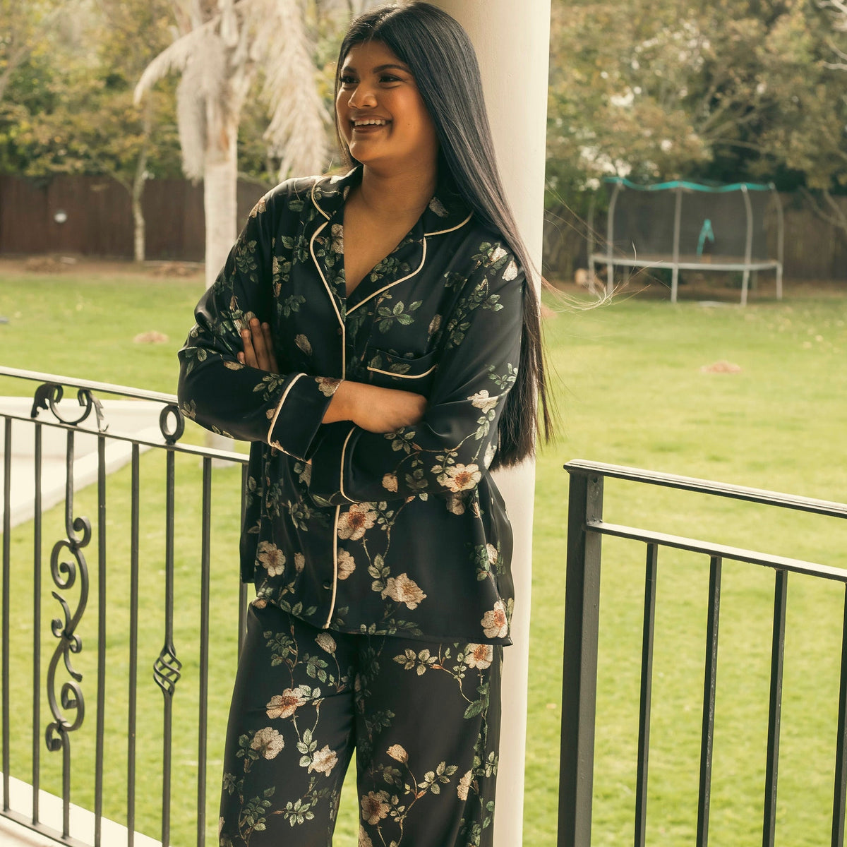 Secret Garden — Luxury Satin Sleepwear Set