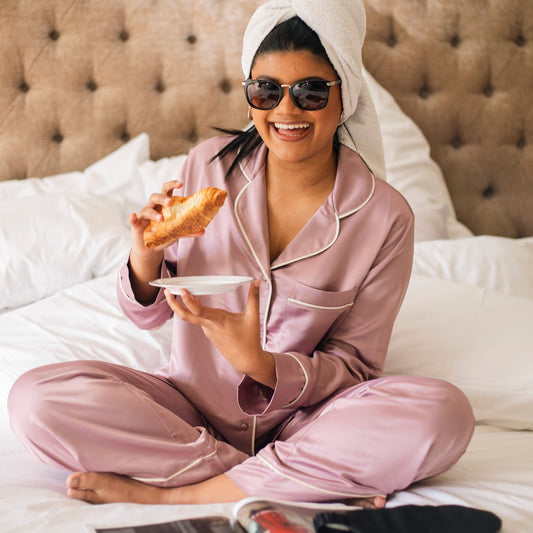 Rose Quartz — Luxury Satin Sleepwear