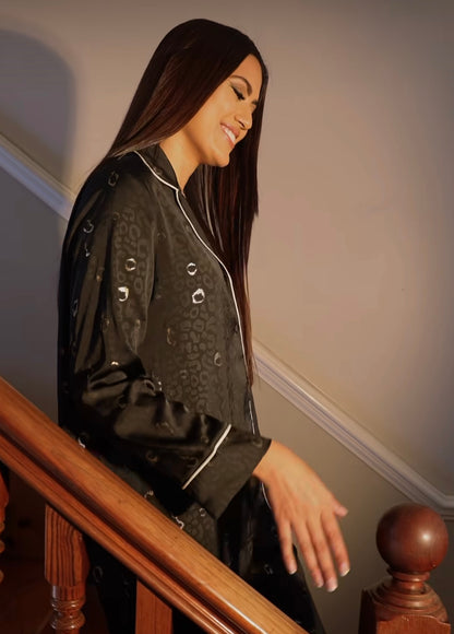 Midnight Muse — Luxury Satin Sleepwear Set