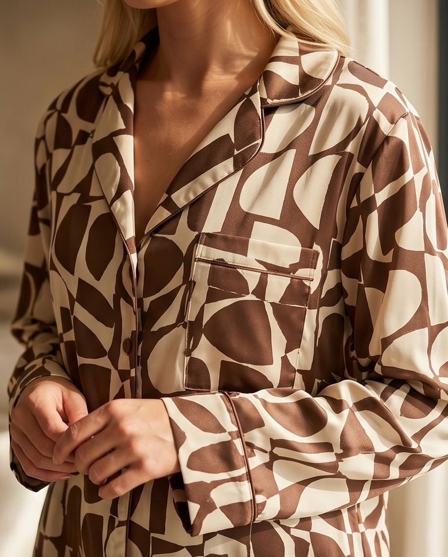 Mosaic Satin Set